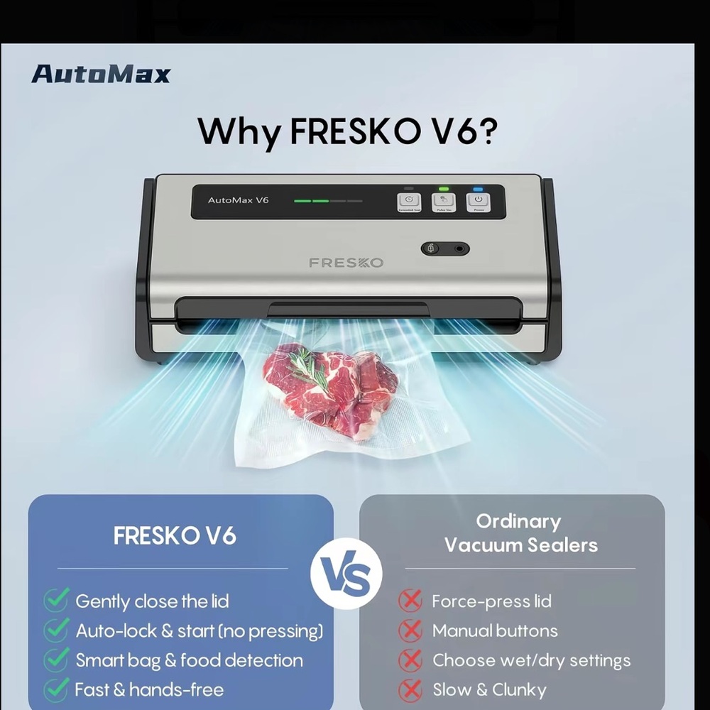 AutoMax FRESKO V6 Vacuum Sealer